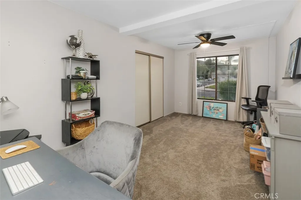 A convenient & large downstairs bedroom is tucked away near the front entrance.