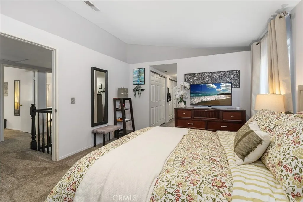 Notice two double closets.