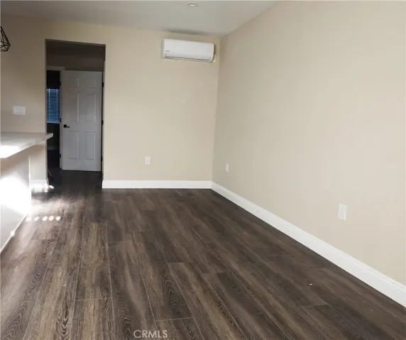Connected dining and living area