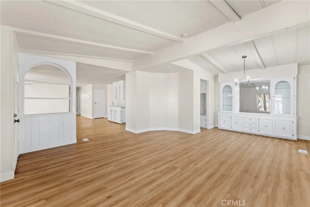 Open concept floor plan