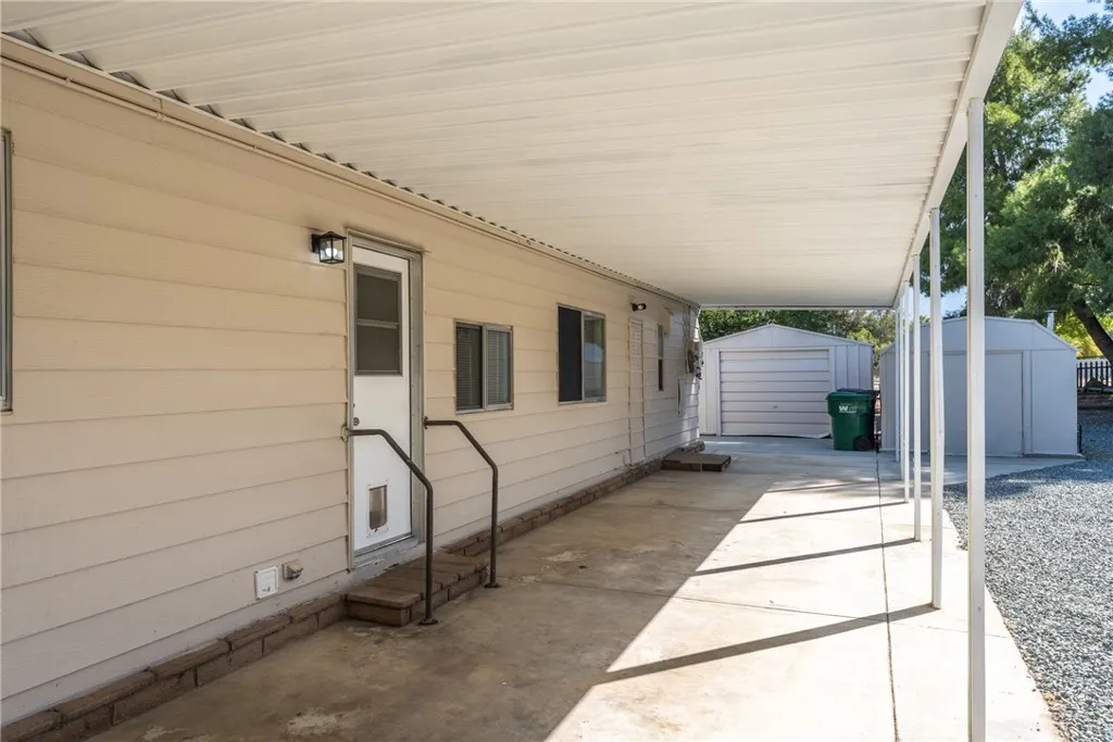 Ample covered parking