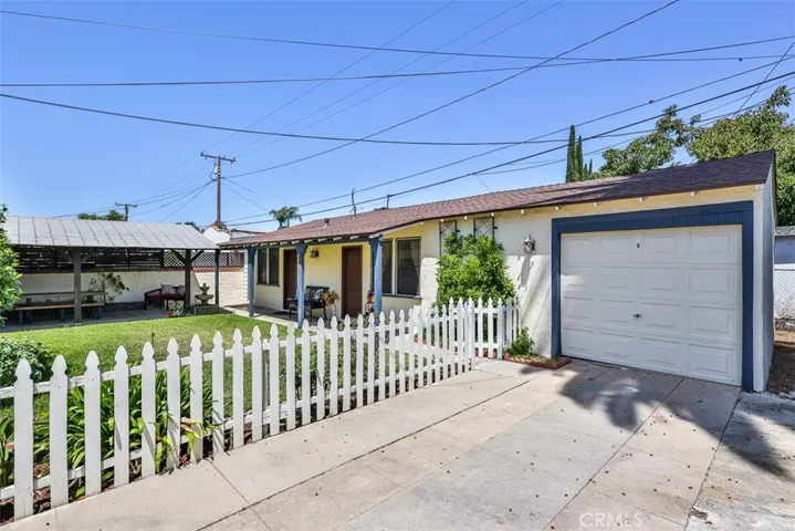 Garage and Backyard