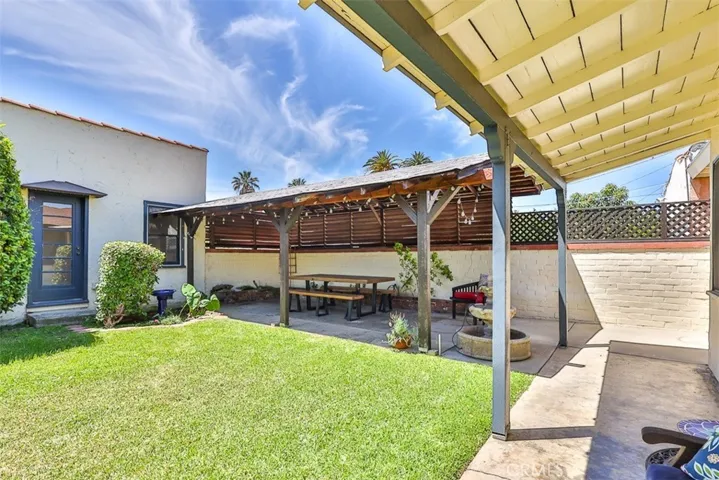 Backyard and Covered Patio