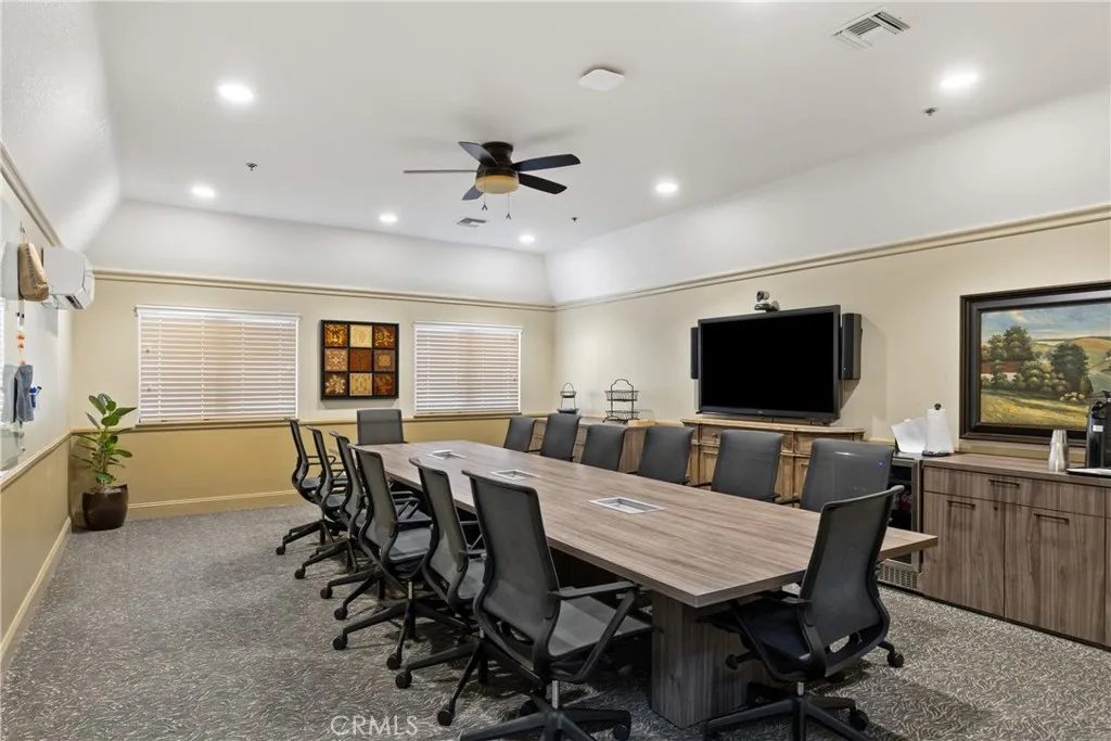 Clubhouse meeting room.
