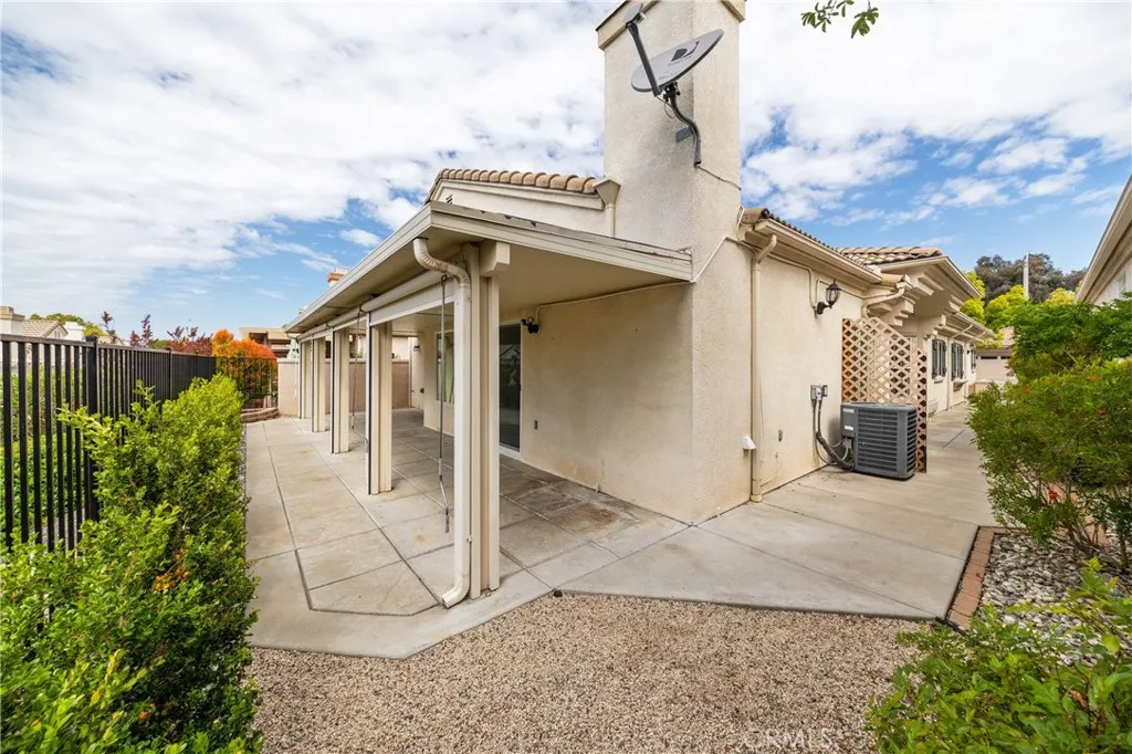 View of your patio and side of the home.
