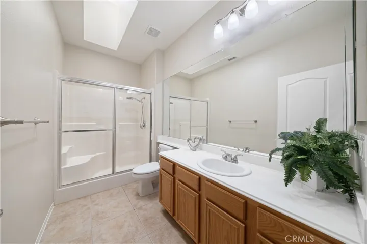 Guest bath with shower.