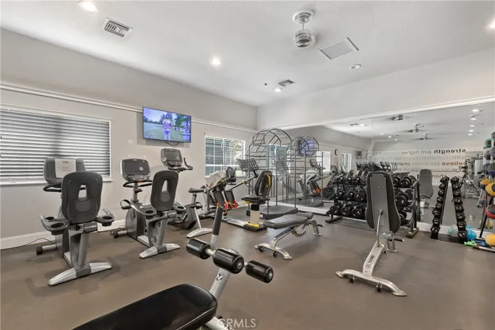 Clubhouse gym.