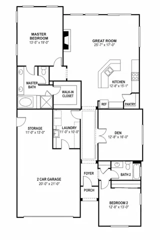 Fresco Model Floorplan