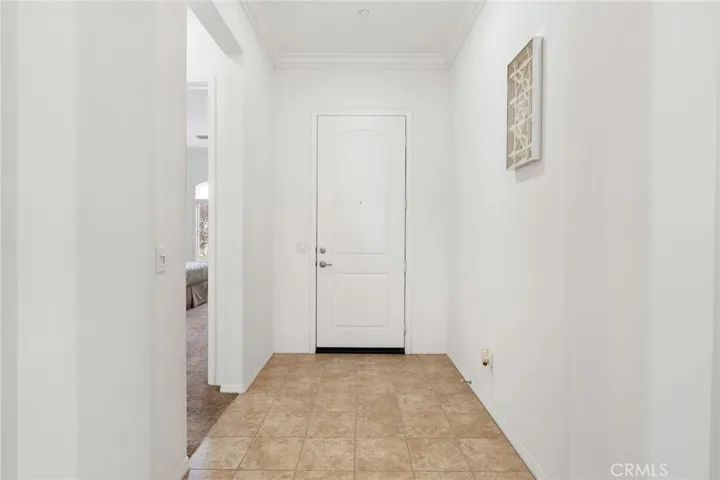 View towards front entry