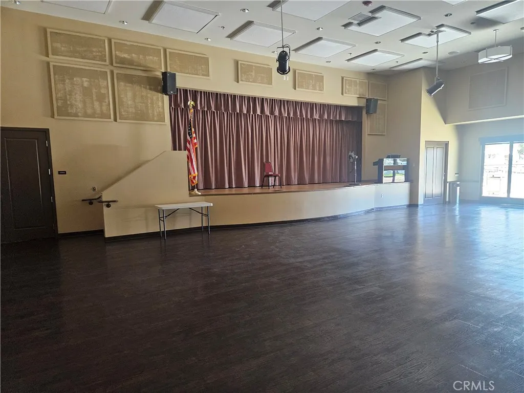 Meadows large community meeting room with stage