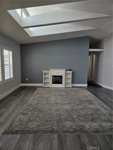 Living room fireplace