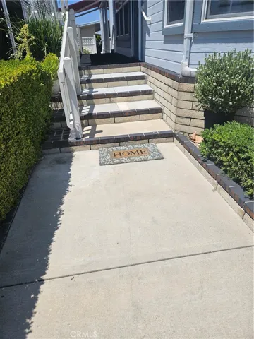 Brick Lined walkway and steps