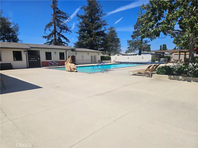 Pool deck view