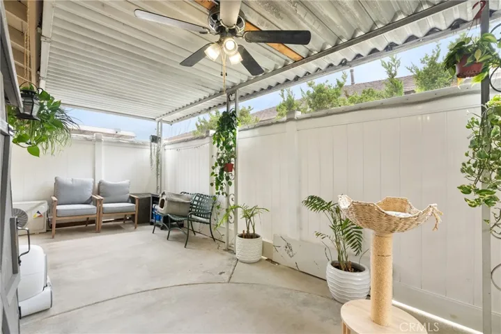 Enclosed patio