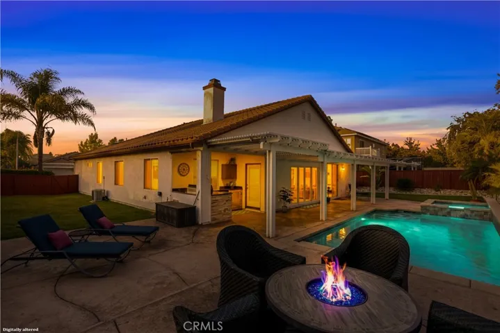Backyard Sunset