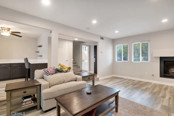 spacious living room