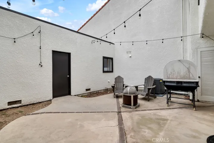 private patio area