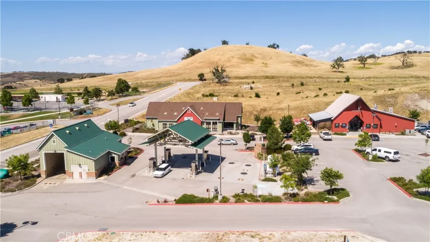 Gas station with rv/boat/car self clean station . The school is upper left corner in photo k-8th
