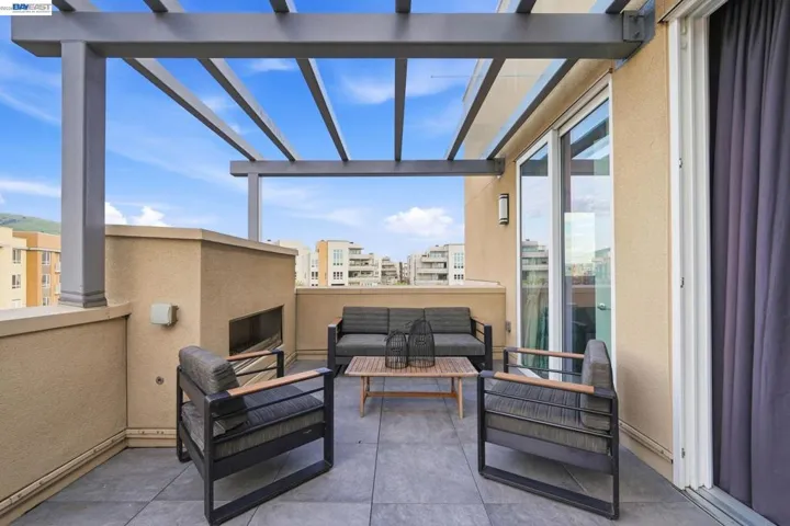 Balcony off guest bedroom.