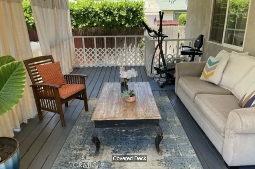 Covered patio