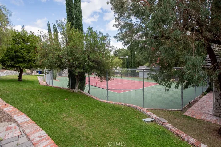 Full N/S Tennis Court