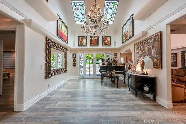 Formal Entry Room with double doors to Water/Yard
