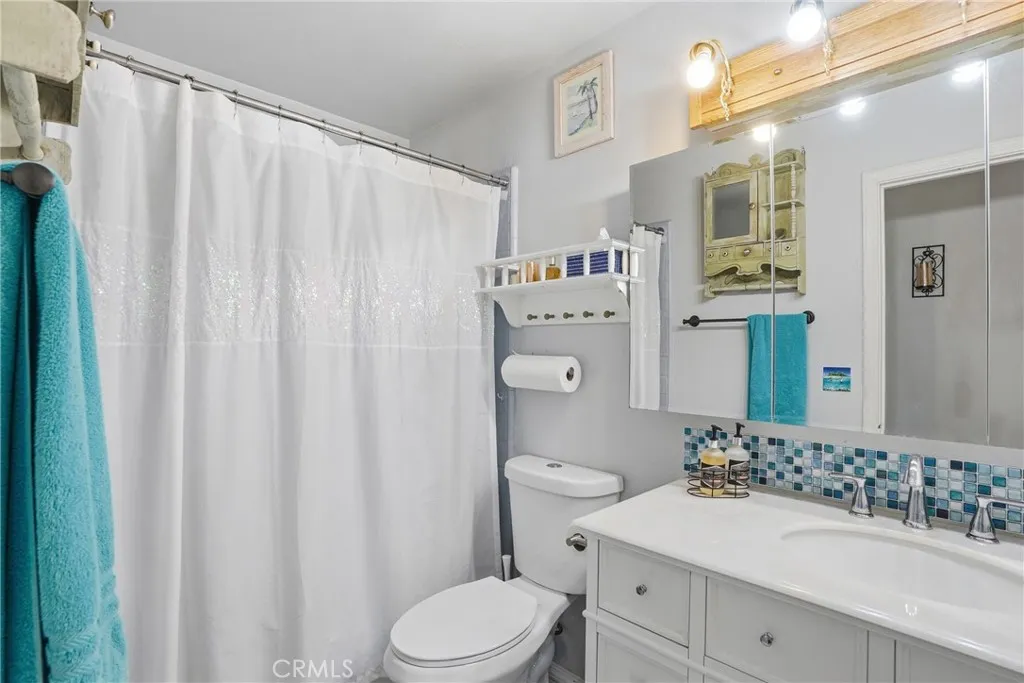 Updated hall bath.
