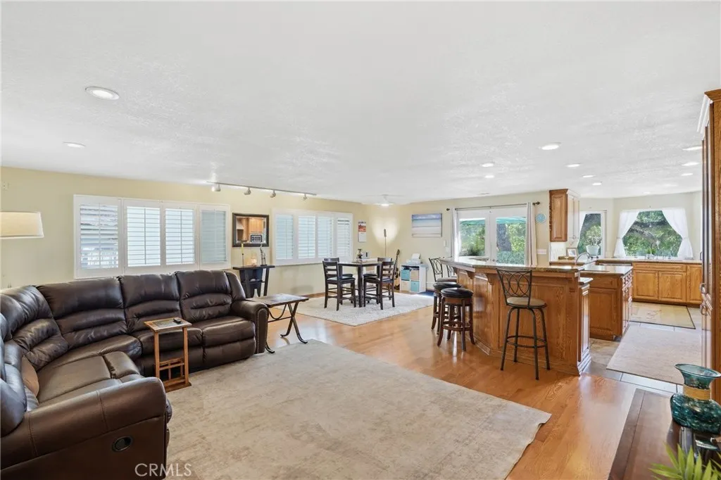 No shortage of natural light in the great room
