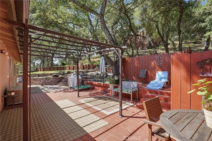Peaceful backyard.