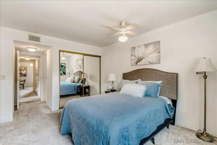 Bedroom is downstairs
