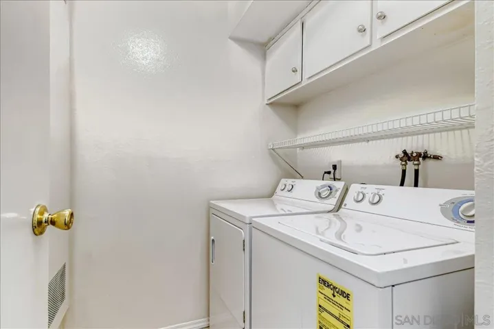 Laundry room is downstairs