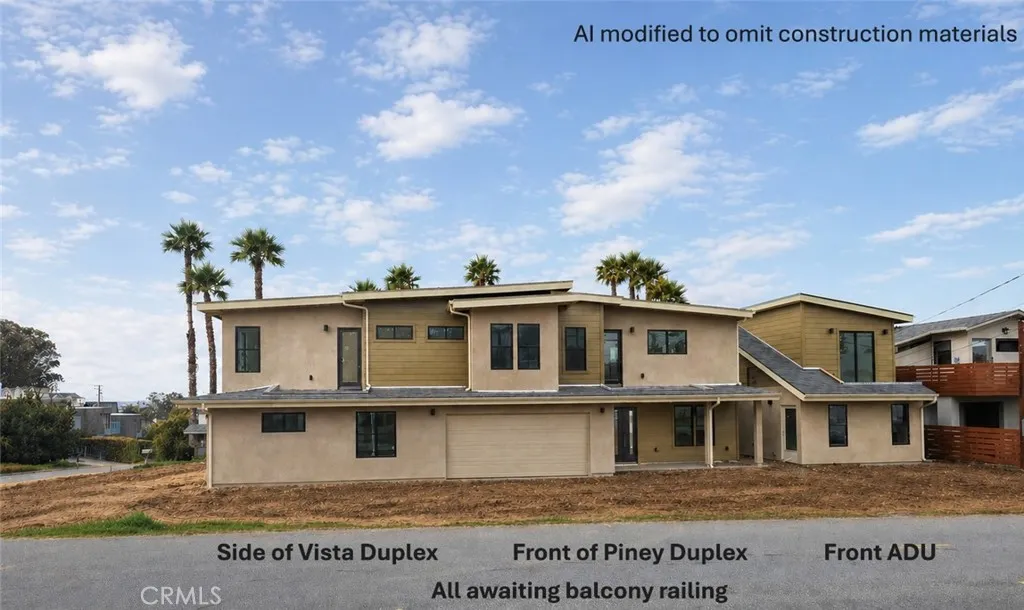 Front view from Piney Way