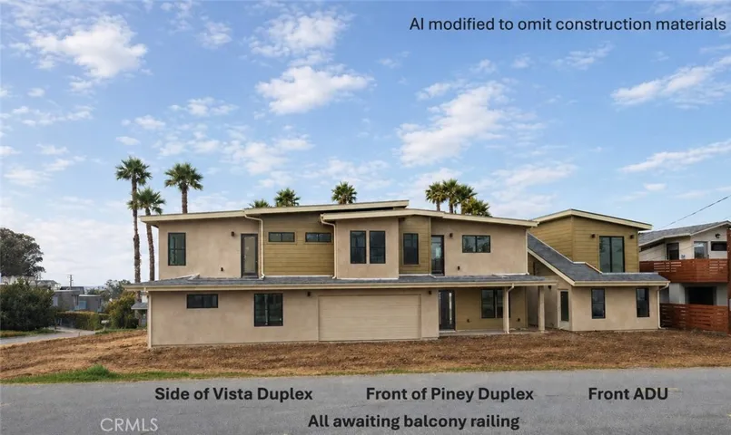 Front view from Piney Way