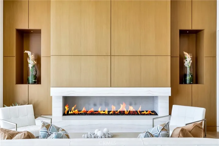 Cozy up with the fireplace and Catalina views