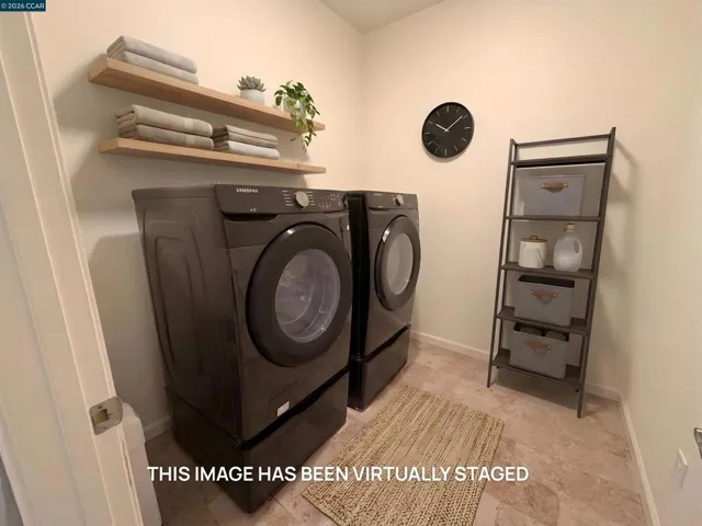 Virtually Staged - Laundry Room