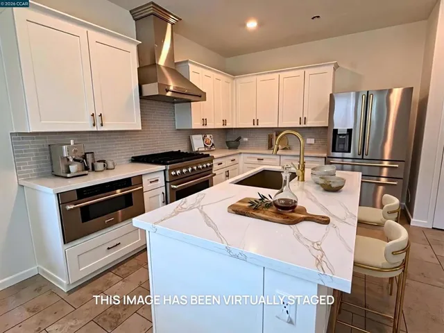 Virtually Staged Kitchen