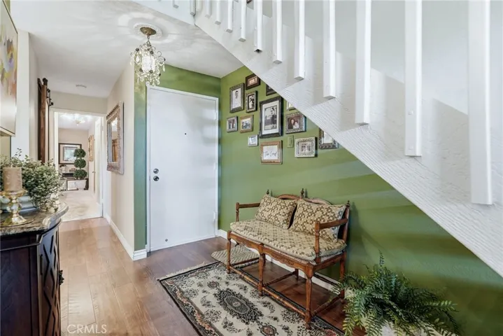 Front door entry on main floor