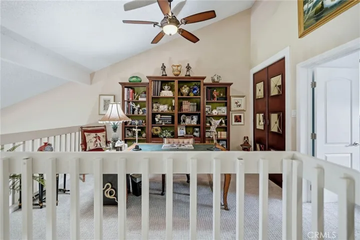 Loft is adjacent to 2nd room.