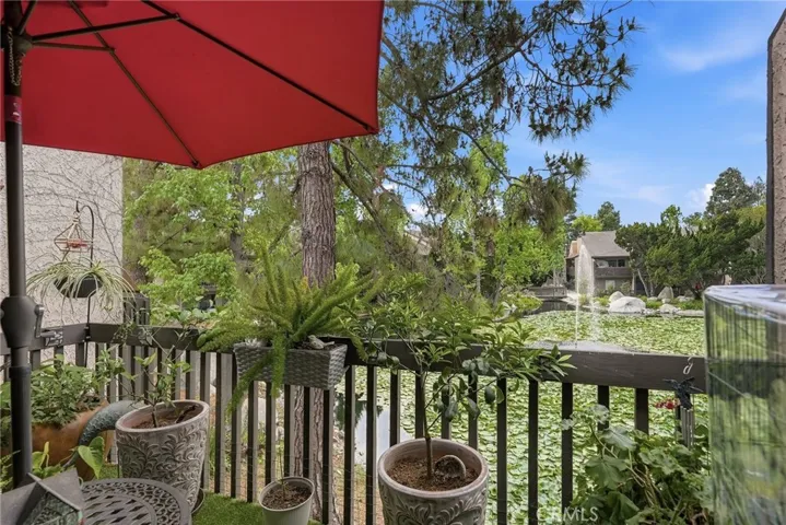 Gorgeous water views from the private balcony.
