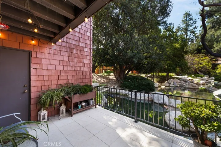 Patio with storage