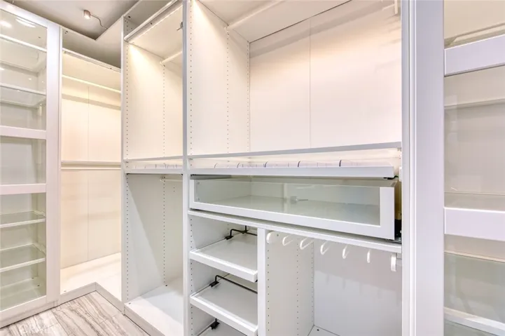 Primary walk in closet