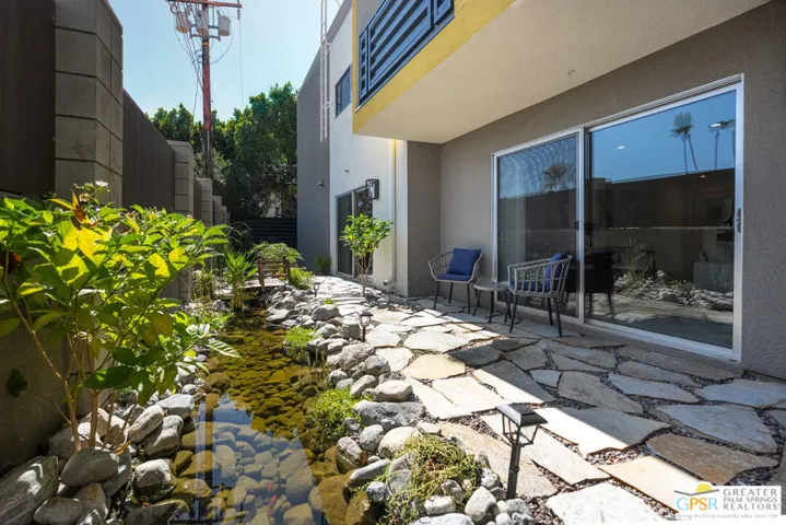 Private Rear Patio - Unit 105