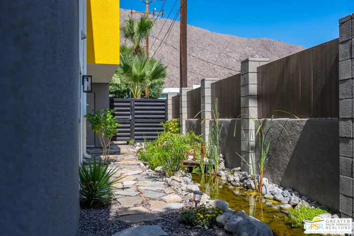 Private Koi Pond Rear Patio -