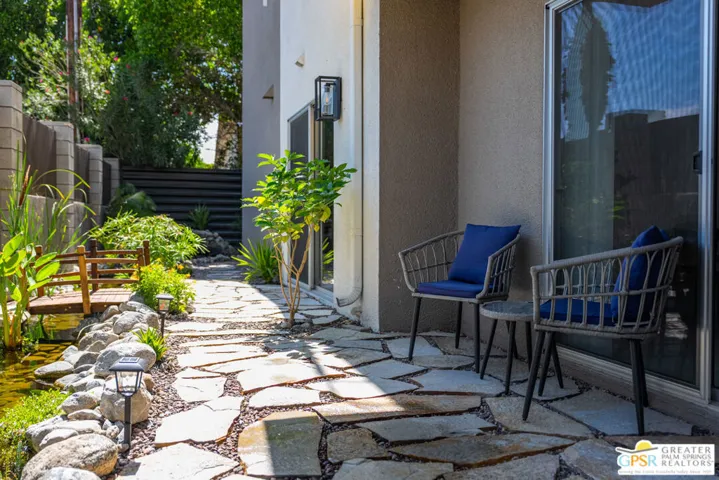 Private Rear Patio - Unit 105