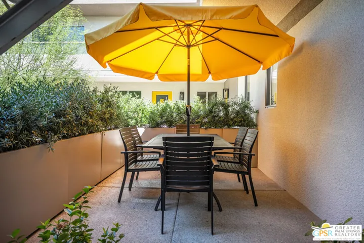 Private Front Patio - Unit 105