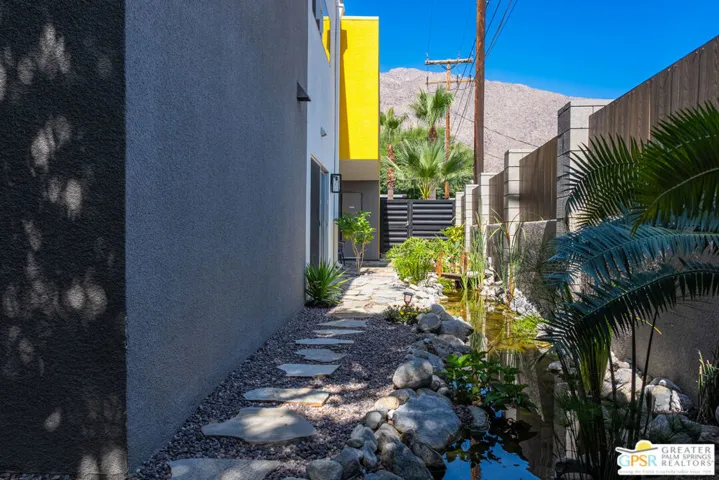 Private Koi Pond Rear Patio -