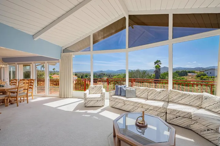 Panoramic View from Living Room to Dining Room