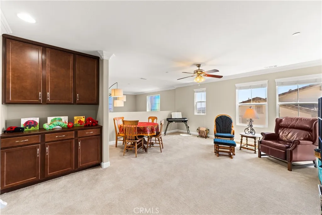Loft, game room, seating room, study room, bonus room with built in cabinetry