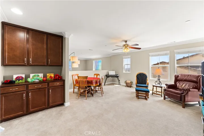 Loft, game room, seating room, study room, bonus room with built in cabinetry