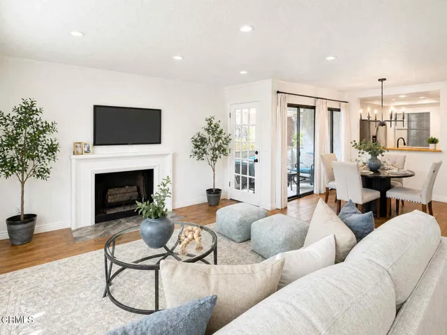 living room fireplace